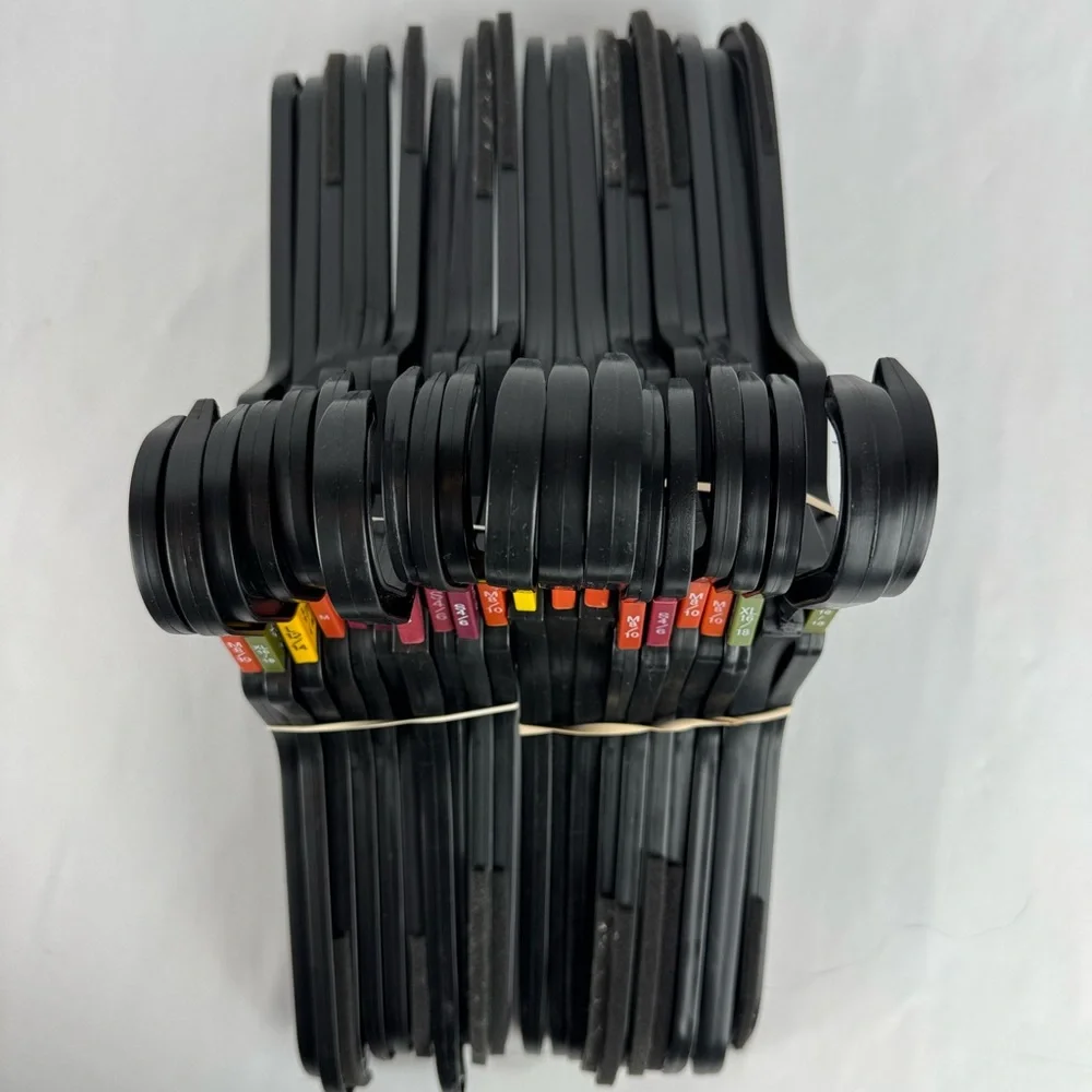 Lot of 20, 17” Retail Clothing Hangers Black Hangers for Shirts Jackets Blouses